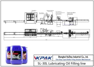 5L-30L olio lubrifikatzaile betetzeko linea automatikoa