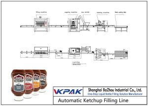 Ketchup betetzeko linea automatikoa